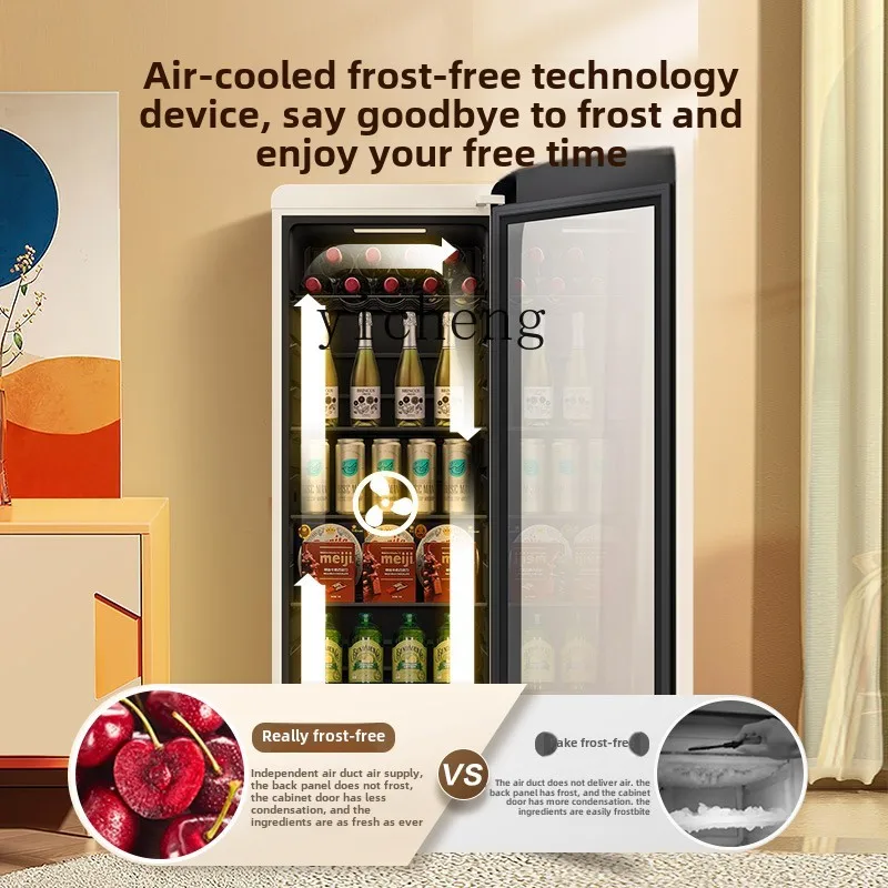 

ZK1 small household living room freezer beverage tea cabinet beverage refrigerator mini bar fridge
