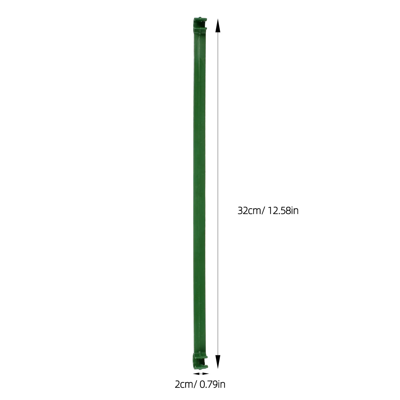 24Pcs 30mm Length Gardening Plastic Connectors for Tomato Cucumber Vine Support Wear Resistant Reusable Cucumber Support Rods