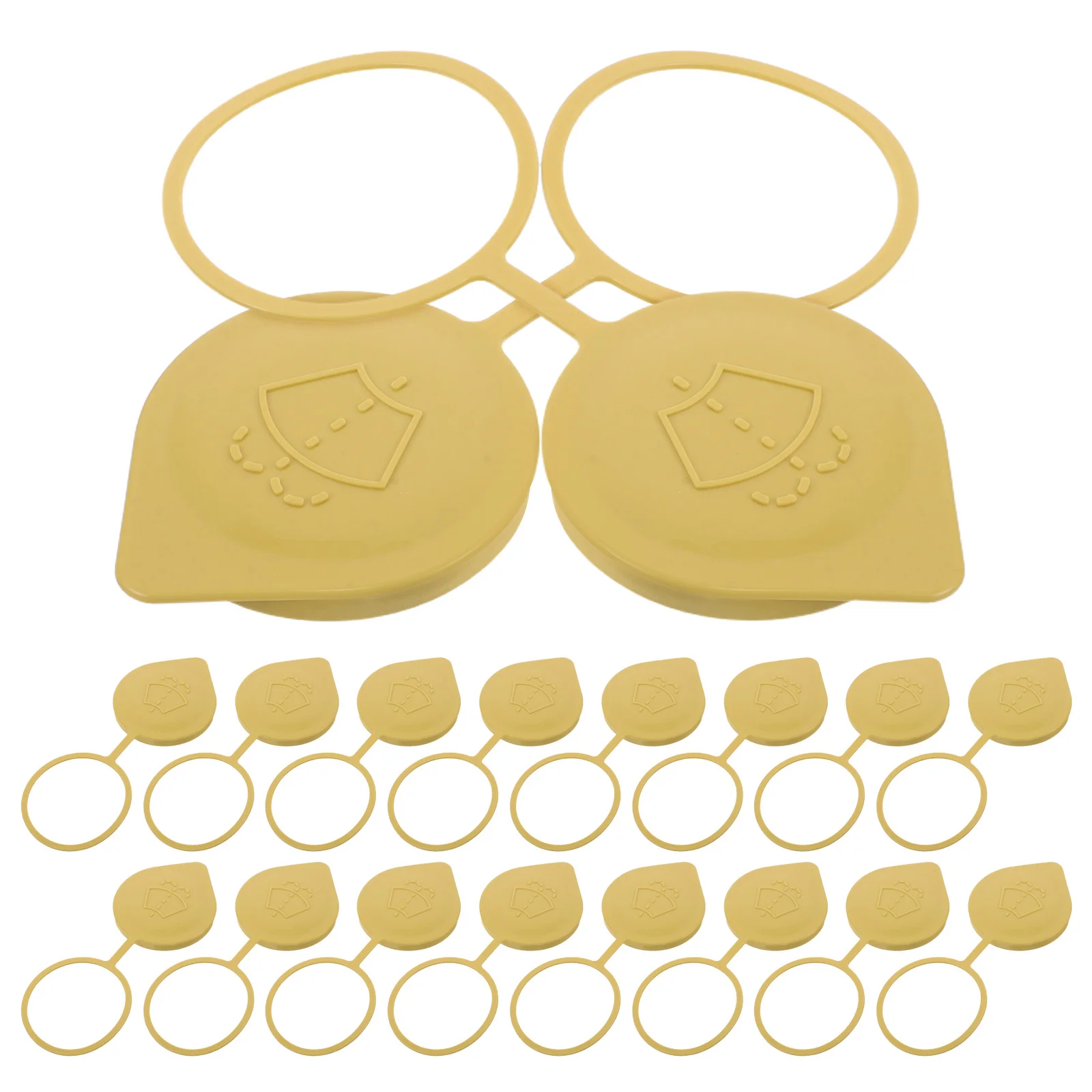 

20Pcs Windshield Washer Fluid Cap Replacement Durable Fit Leak-Resistant Car Washer Reservoir Cover Fit Windshield Fluid Cap