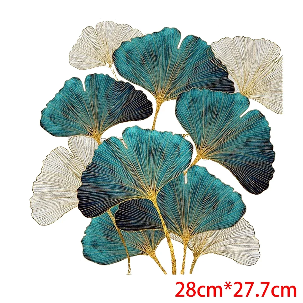 Ink Painting Flower Patches for Clothing Heat Transfer Fashion Appliques for Clothing Aesthetics Graphic Thermo Patches