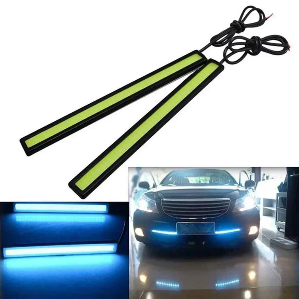 2*COB LED light Bar Lamp External Lights Auto Waterproof Car Styling Daytime Driving Fog Lights Vehicle Running Light Car Parts image 3