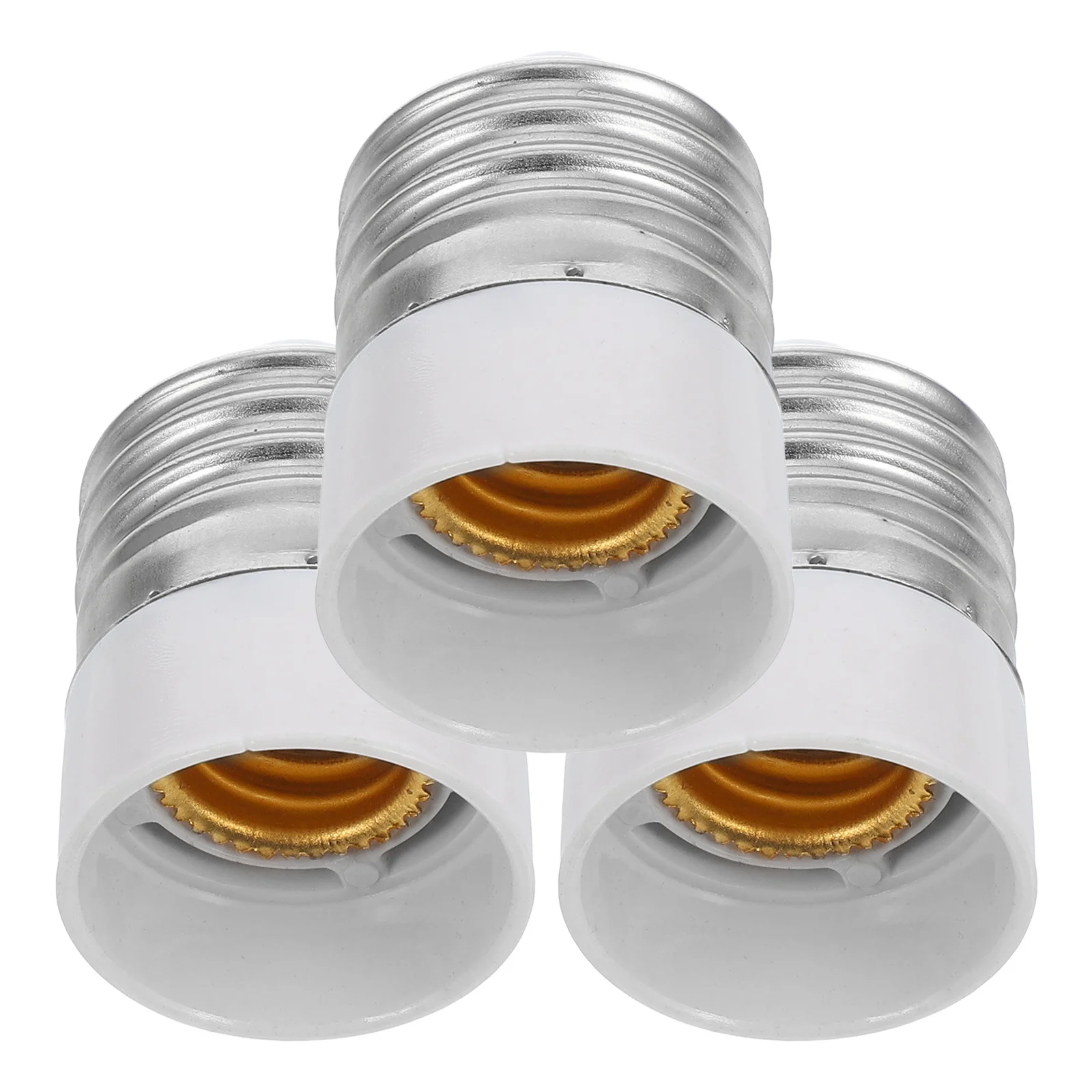 

3Pcs E27 to E14 Lamp Base Adapter Copper Light Bulb Socket Converter Indoor Lamp Holder Replacement Light Bulb Socket Holder