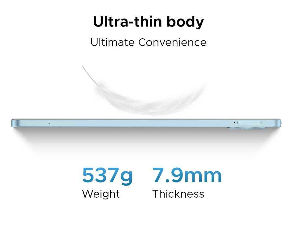 Global Version DOOGEE U11 Android 15 Tablet 11" Ultra-clear 90Hz Display 16GB(4+12) 128GB 8580mAh Battery Unisoc T606 octa-core