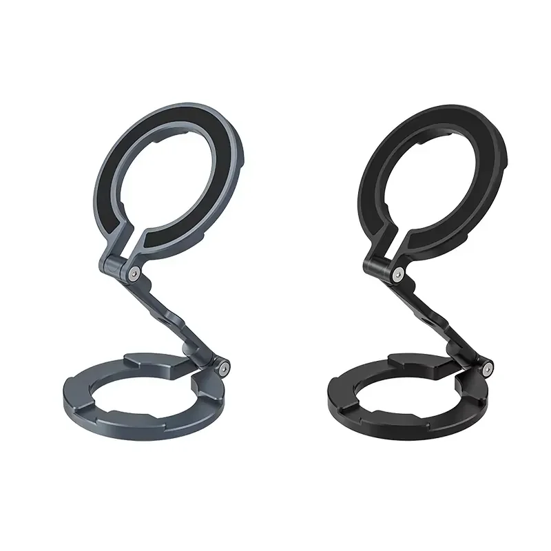 Dual Magnetic Ring Phone Holder for MagSafe Magnetic Car Phone Mount Adjustable Gym Phone Stand for 16/15/14/13/12