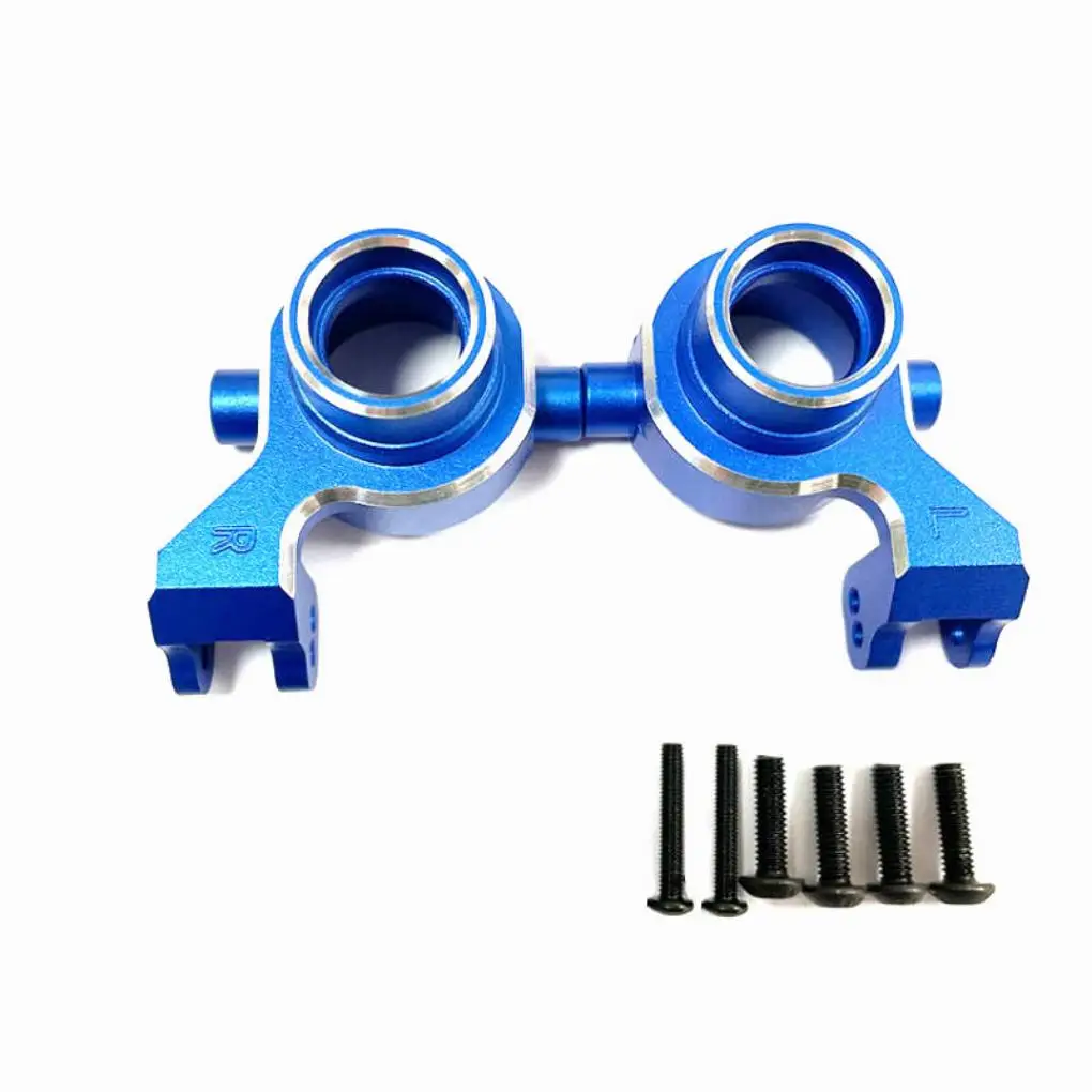 

RCGOFOLLOW Aluminum Alloy Steering Hub Carrier RC Upgrade Part Steering Block Knuckles For 1/10 MAXX RC Car Part