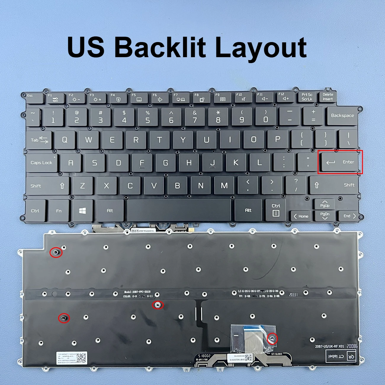 Us Backlit Laptop K…
