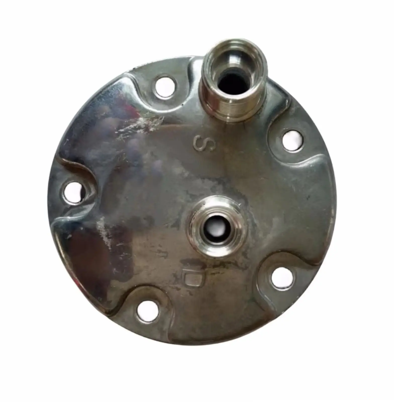 

RV65F car air conditioning compressor rear cover, small liberation 508 compressor rear outlet cold air pump rear cover