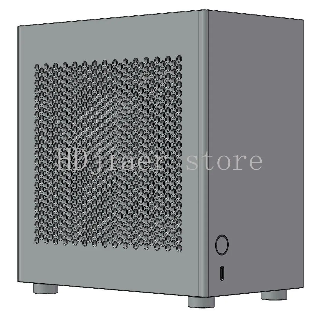 ZS-A4DC/ITX Bkb Half-height Knife Chassis, Version V4\ 4.3L Volume Rtx4060