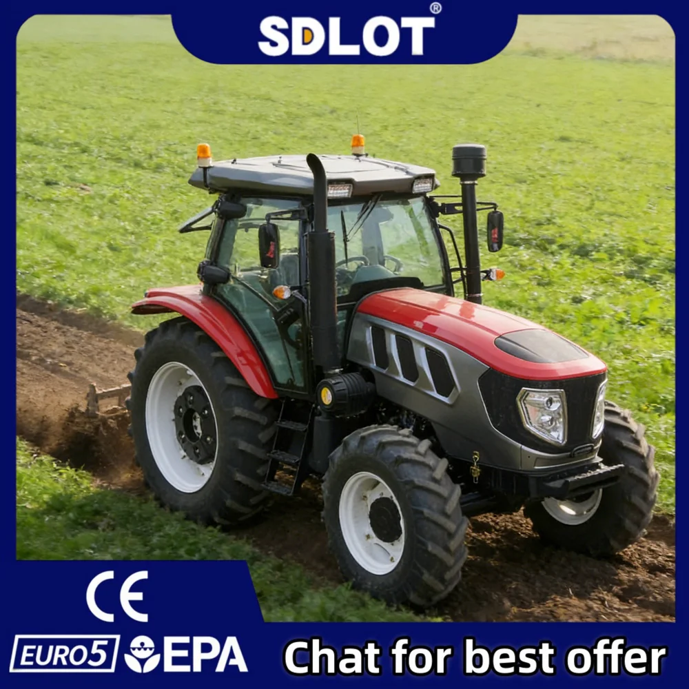 Customized 160HP Farm Tractor 4WD Cabin Diesel Euro 5 EPA CE for Agriculture and Field Work