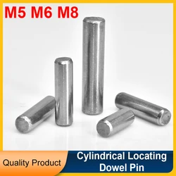 304 Stainless Steel Cylindrical Locating Dowel Pin Parallel Locating Fixing Screws M2 M2.5 M3 M4 M5 Solid Fixed CylindricalDowel