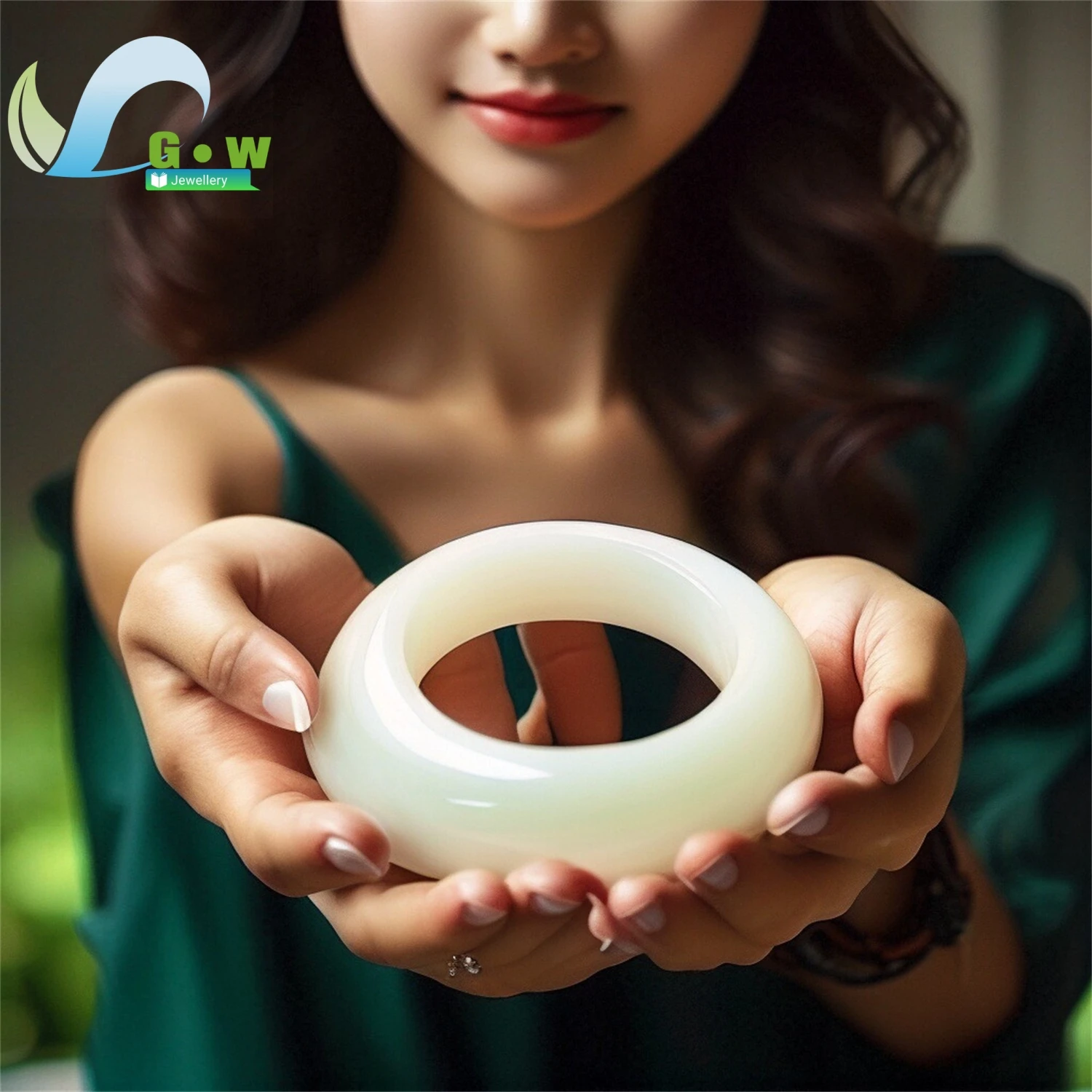 

Трендовый полупрозрачный белый браслет из нефрита, винтажный регулируемый нефритовый браслет, ювелирные изделия из камня, подарок для женщин, оптовый запас, быстрая доставка