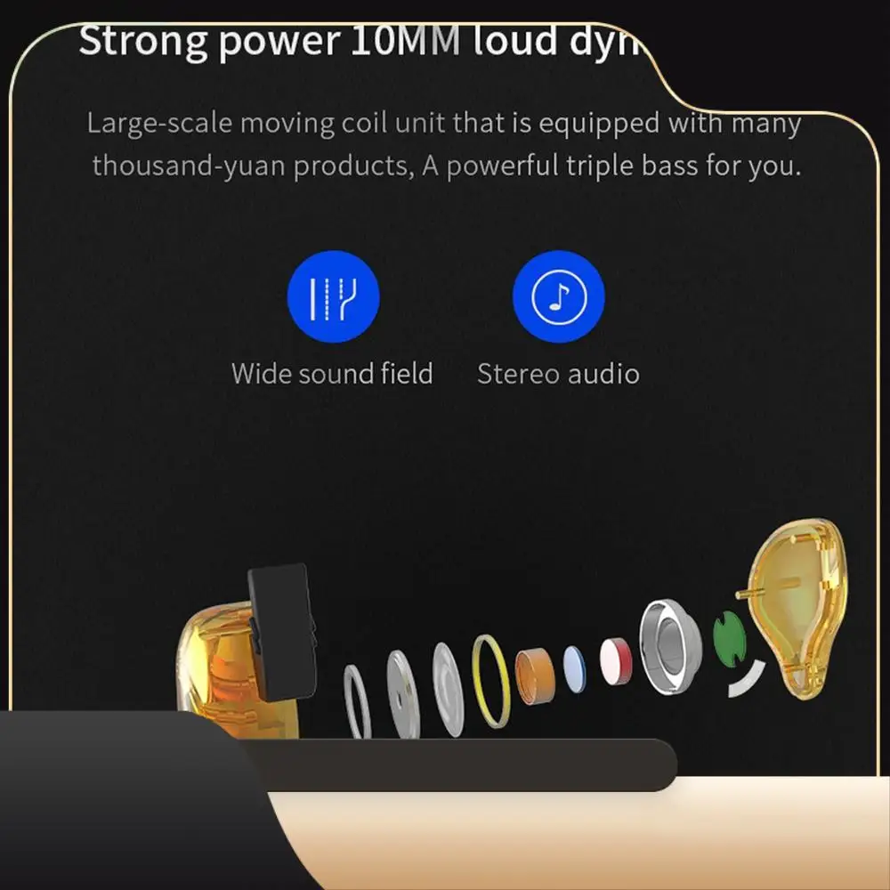 

QKZ AK6 Sports Earphones 3.5Mm In-Ear Monitor Dual-Magnet Driver With Microphone Headset Music Earbuds Headset-T44C