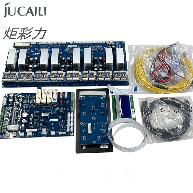 Jucaili Hoson Flatbed Printer 8 Heads Board for EPS I3200 Printhead Board Kit for Water Based/Eco Solvent/UV Flatbed Printer