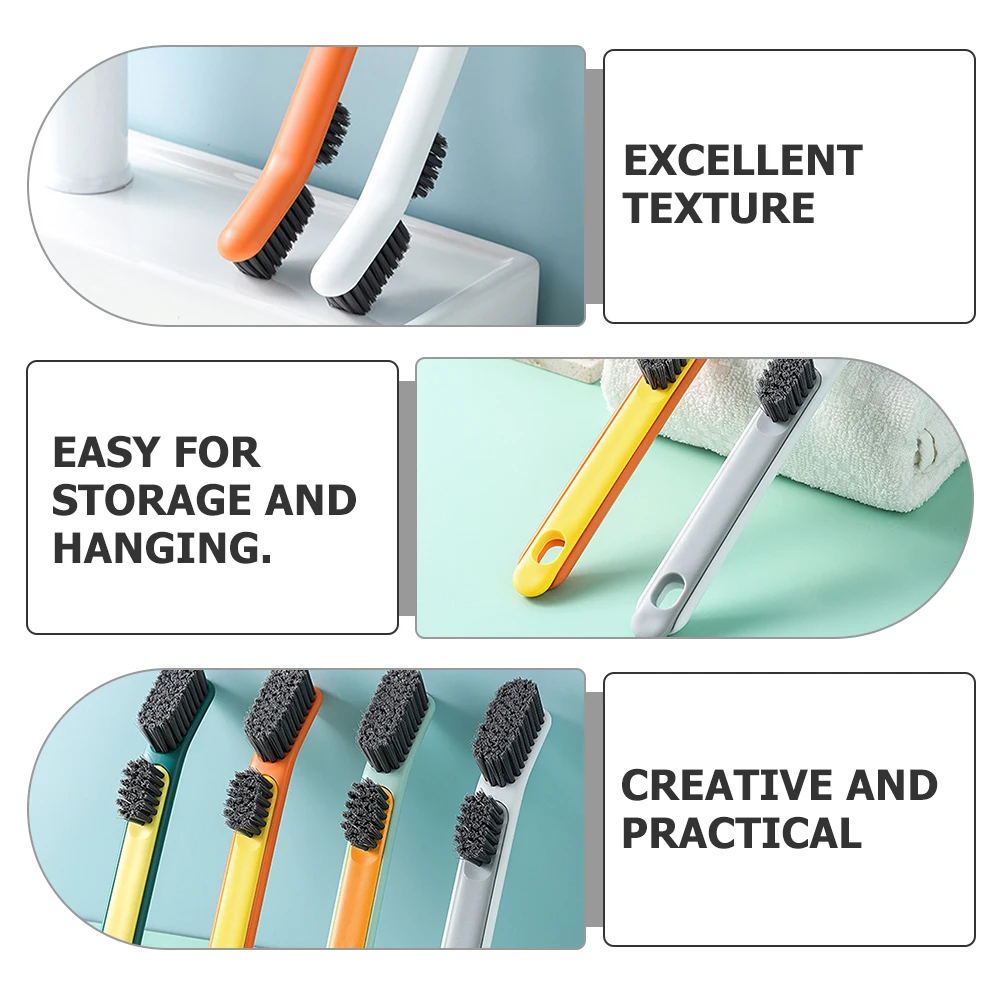 

2pcs Brush Laundry Clothes Wash Clothes Shoe Brush Sneakers Cleaner TPE Cleaning Detachable Kitchen Bathroom Home Use