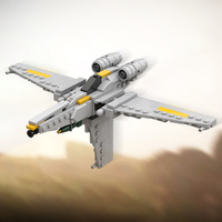 287PCS MOC Movie Game MOC  Eagle Fighter 1:72 Scale Model Space Wars Super Spacecraft Building Blocks Toys Gift for Adults Kids