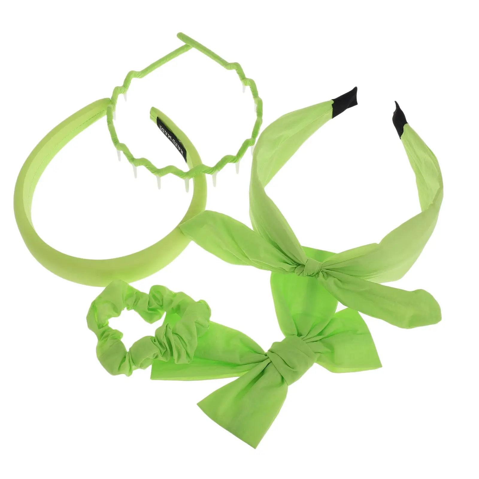 

5 Pcs Green Bow Hair Clips Durable Soft Comfortable No Damage Unique Design Suitable Occasions Parties Casual for newborn