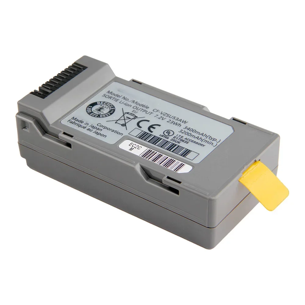 Nouvelle batterie de remplacement CF-VZSU53W CF-VZSU53AW pour Panasonic Toughbook CF H1 H2 U1 Haute Qualité 24.com 3400mAh