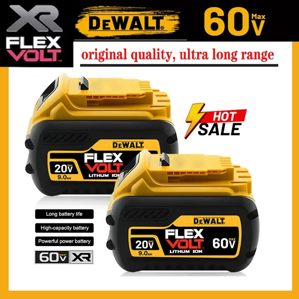 Dewalt 20V 60V cordless power tool battery, BDC112 charger,original Dewalt 220V DCB206, DCB205, DCB200 tool power battery DCB609