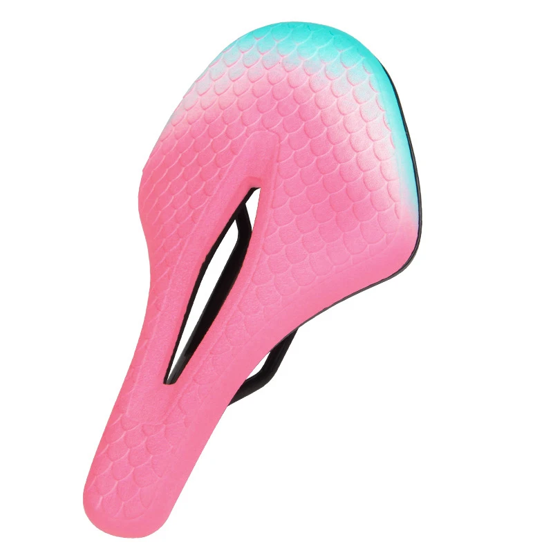 

Pink Perfection! Gradient Bike Seat for Women - Shock-Absorbing & Breathable