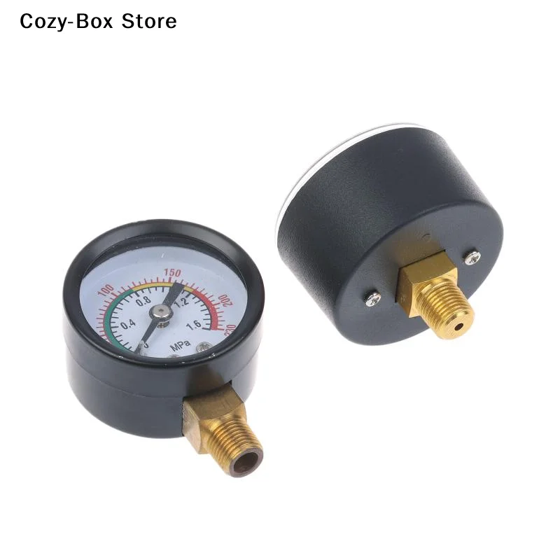 [ZY]Pressure Gauge Air Compressor Pneumatic Hydraulic Fluid 0-12Bar / 0-170PSI Easy To Read Dial Measuring Instrument[ZY]