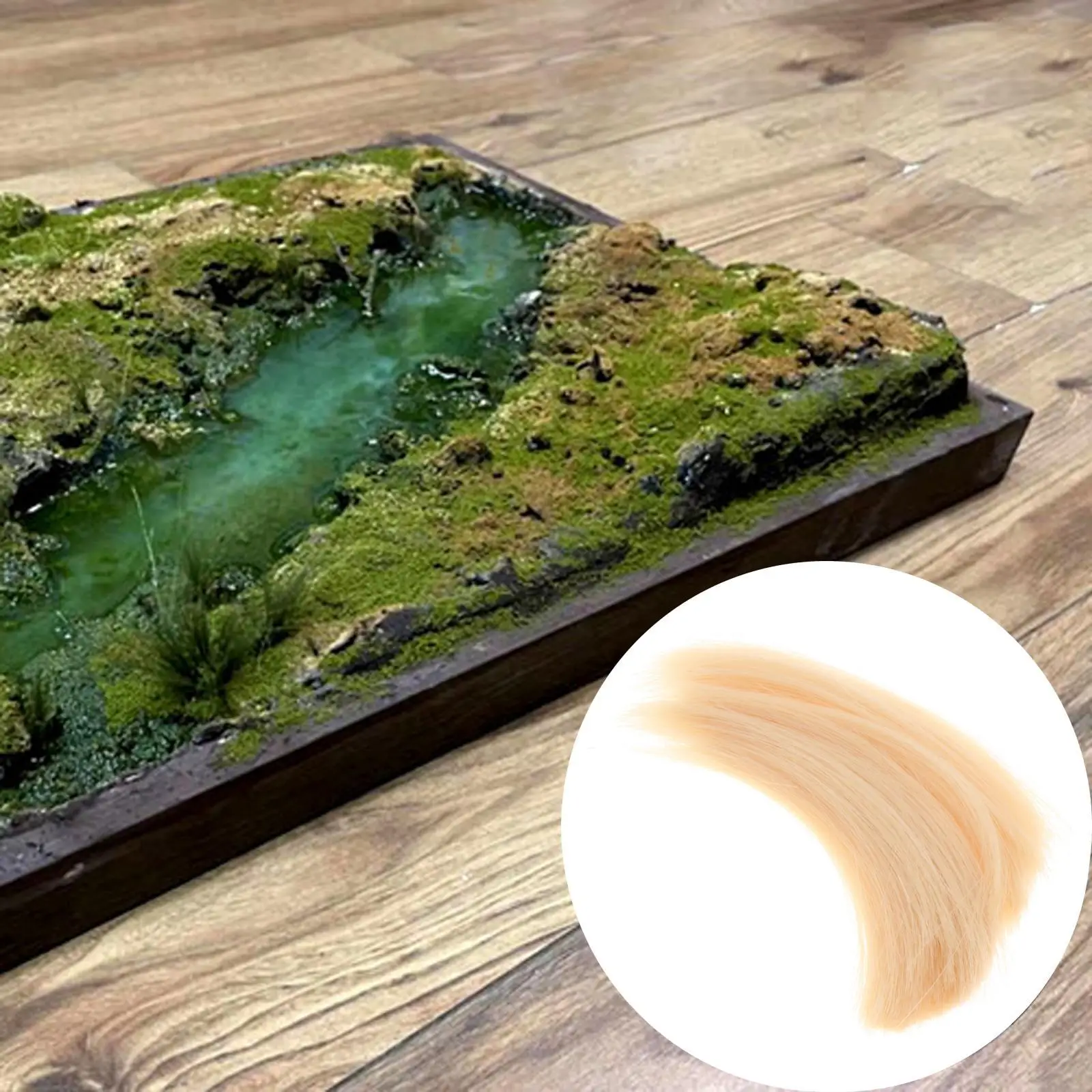 Kit de construction de maquettes de plantes en résine d'herbe longue, matériel d'aménagement paysager de scène statique pour Diorama de Table de sable