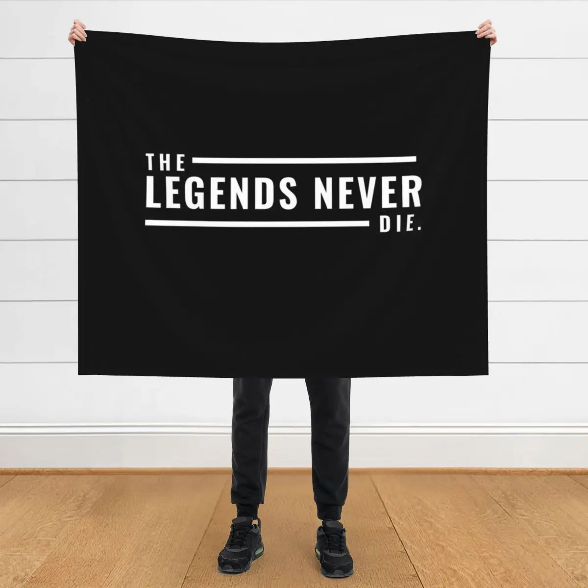 

The Legends Never Die Throw Blanket Winter beds Heavy For Baby Personalized Gift Blankets