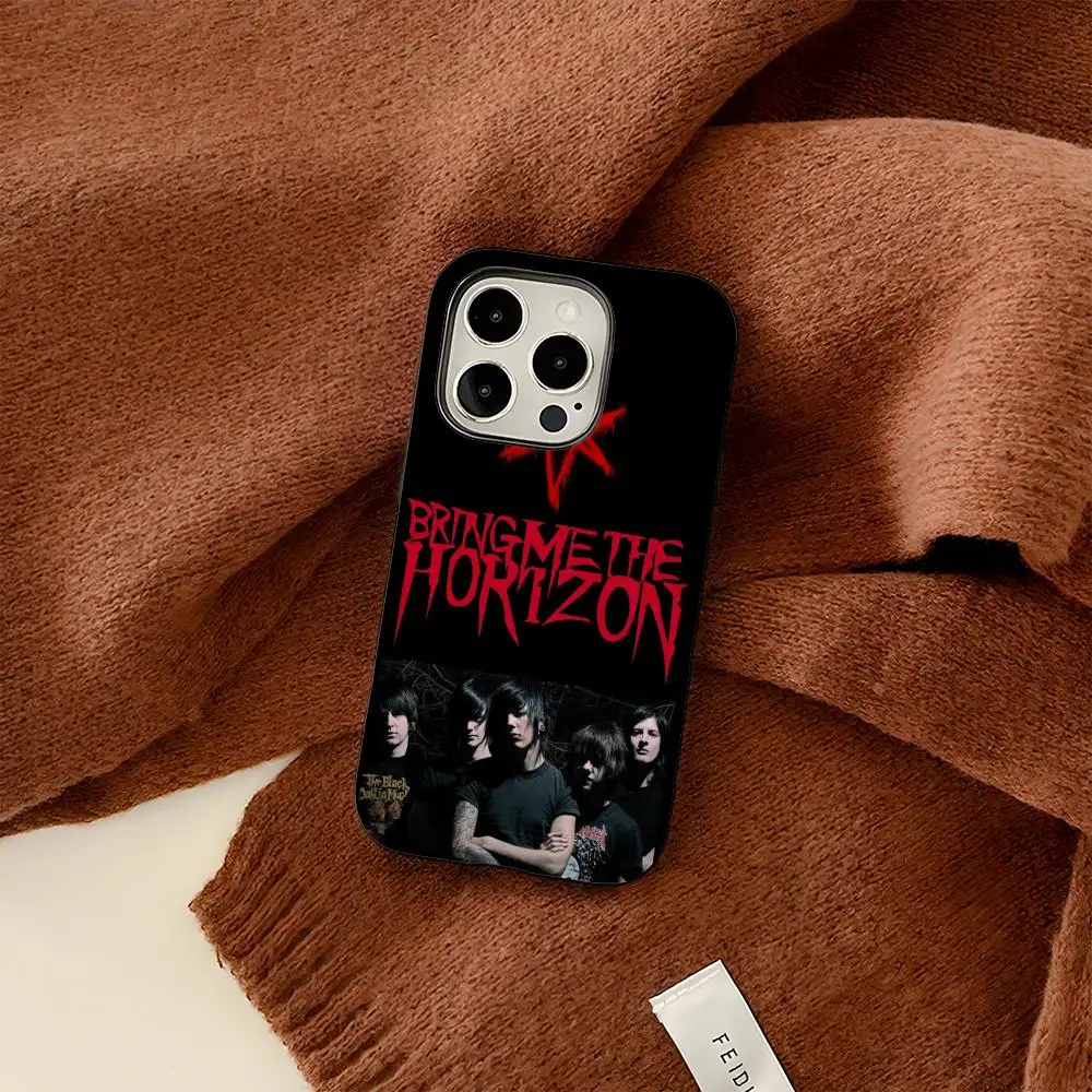 Fashion B-Bring Me the Horizon Phone Case Luxurious Film shell Phone Case For iPhone 17 16e 16 15 14 13 12 Pro Max Plus XS view 2
