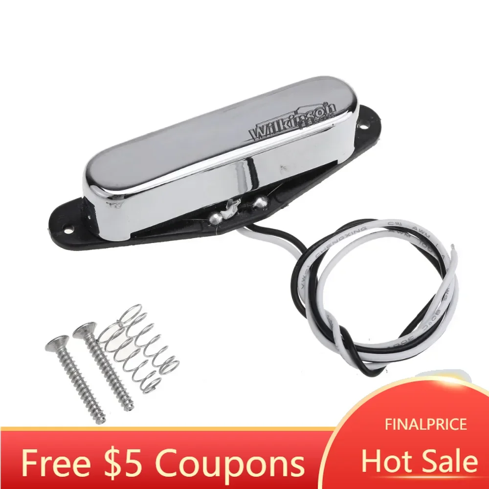 Wilkinson M Series WOVT Classical Vintage Style Ceramic Guitar Tele Single Coil Pickups Set for Telecaster Electric Guitar - view 2