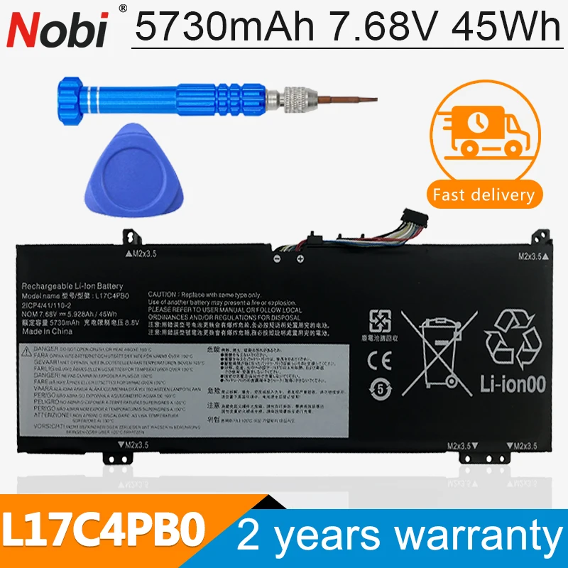 

Nobi L17C4PB0 L17M4PB2 Laptop Battery for Lenovo FLEX 6-14ARR IdeaPad 530S-14IKB 15IKB YOGA 530-14IKB 530S-15IKB 530S-151KB