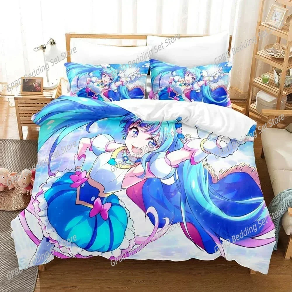 3D Print Anime Kawaii Girls Sora Harewataru 3D Duvet Cover Bedding Set Comforter Linen Pillowcases Home Decor Single Double Twin