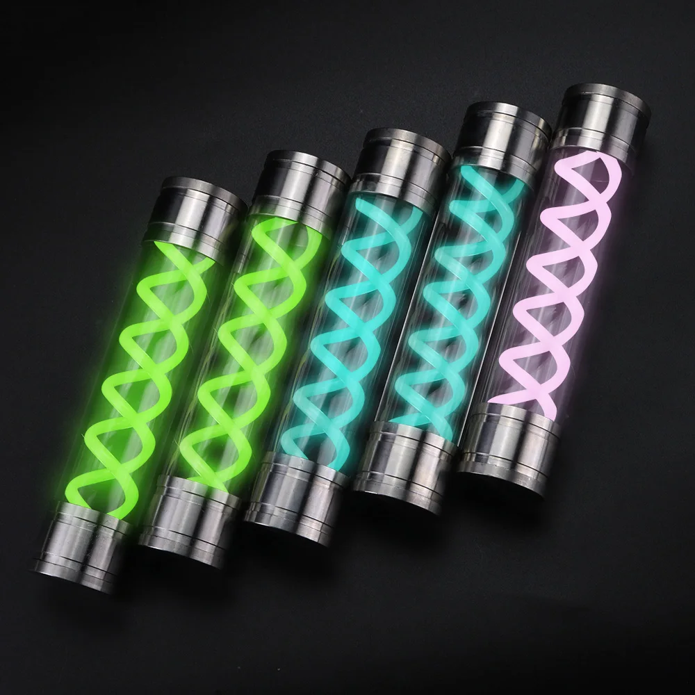 Highlighted Long-Lasting Glow-In-The-Dark Resident Evil T-Virus Model Handmade G-Virus Double Helix Test Tube Figurine