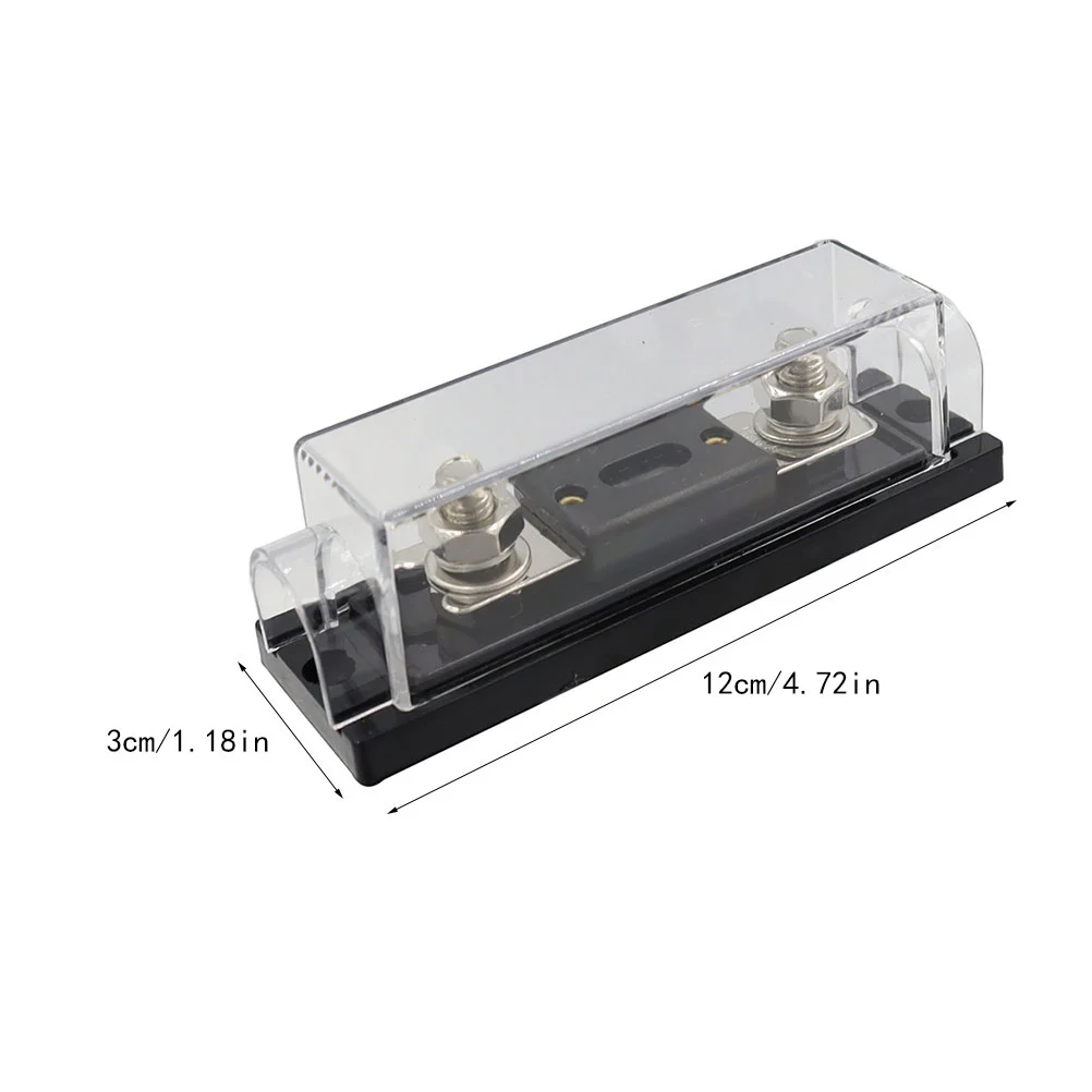 Fuse Holder Terminal Fused Distribution Block Circuit Breakers ANL 100 Amp Auto Box