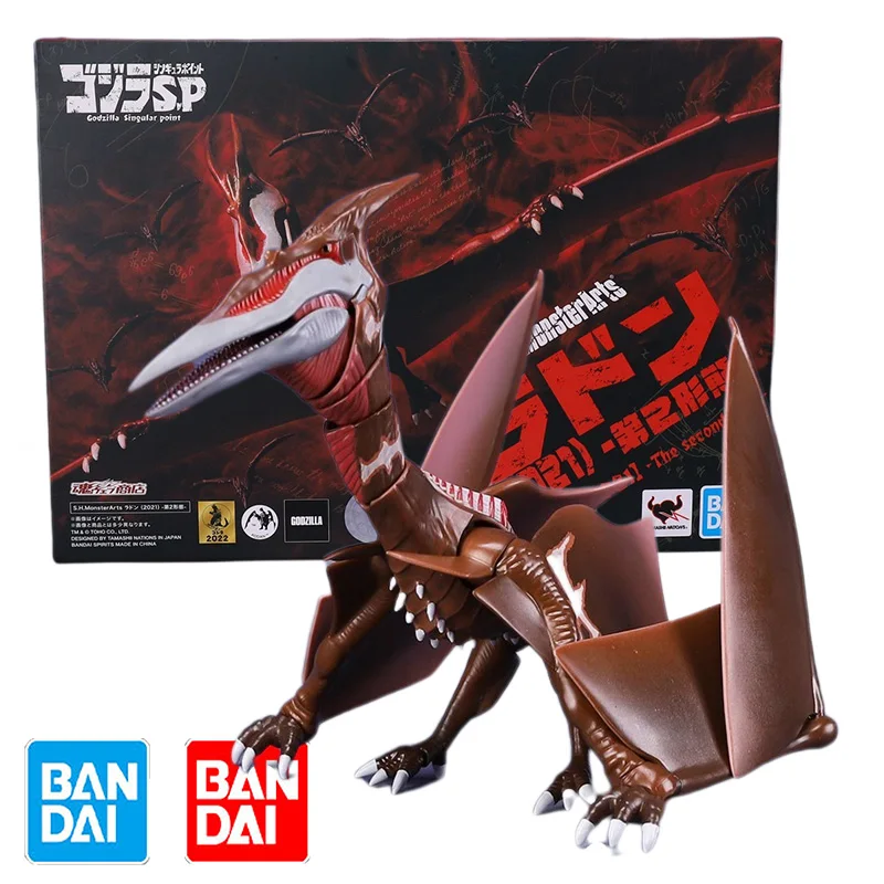 

Оригинальная коробка Bandai SHF S.H.MonsterArts Rodan 2021, аниме экшн-фигурка второй формы, набор моделей из ПВХ, игрушка, подарок для ребенка