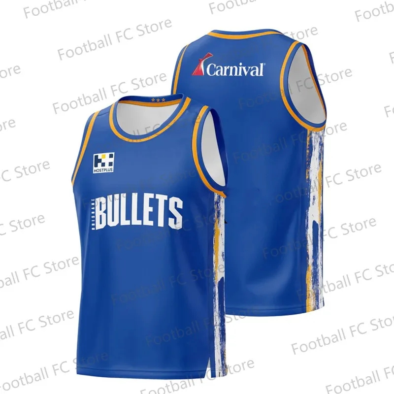 2024 New Summer Arriavl Australia Brisbane Bullets 23/24 Vest Jersey T-shirt For Adult/Kids Tank Tops