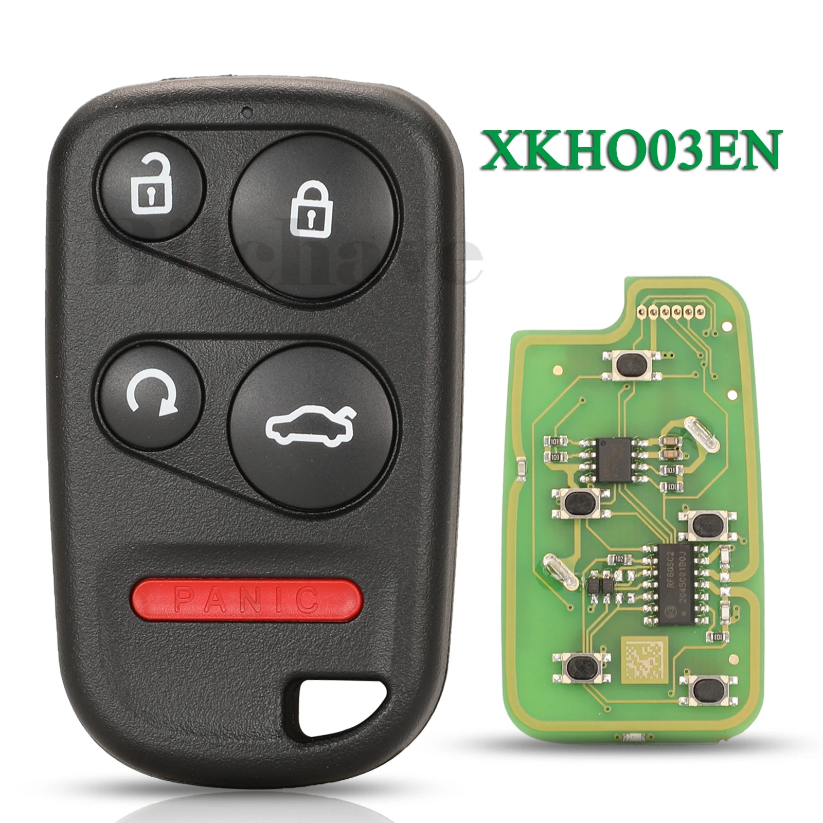 

jingyuqin 5 Buttons Xhorse XKHO03EN VVDI Universal Remote Car Key Fob For VVDI2 Tool Trunk No Transpponder Chip