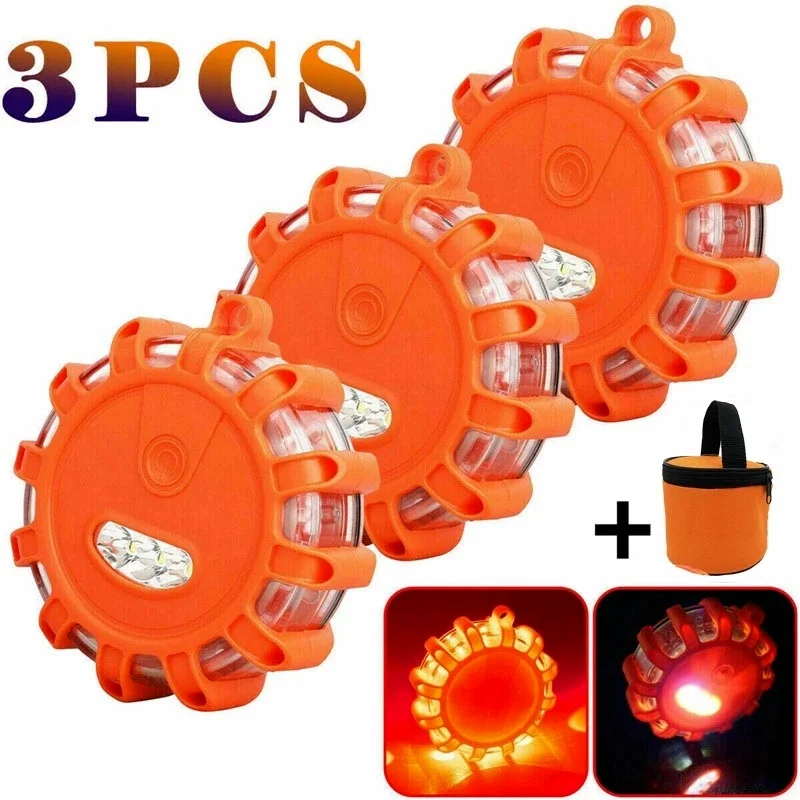 

Road Flares Car Emergency Light Help Flash Beacon V16 Approved Dgt Flare Safety Warning Police Lights Magnetic Strobe