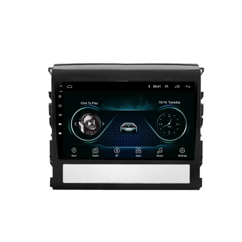 2 Din Android 13 Автомобильный стерео радио DVD GPS Мультимедийный видеоплеер 5G Wi-Fi камера DSP Carplay для Toyota Land Cruiser LC 200 16+