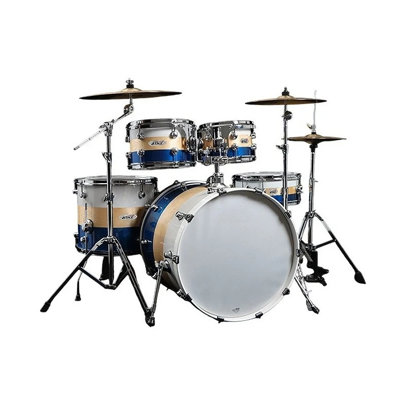 

Hooqu Special Drum Set for Performance Color Matching Birch Practice Drum Professional Drum Set
