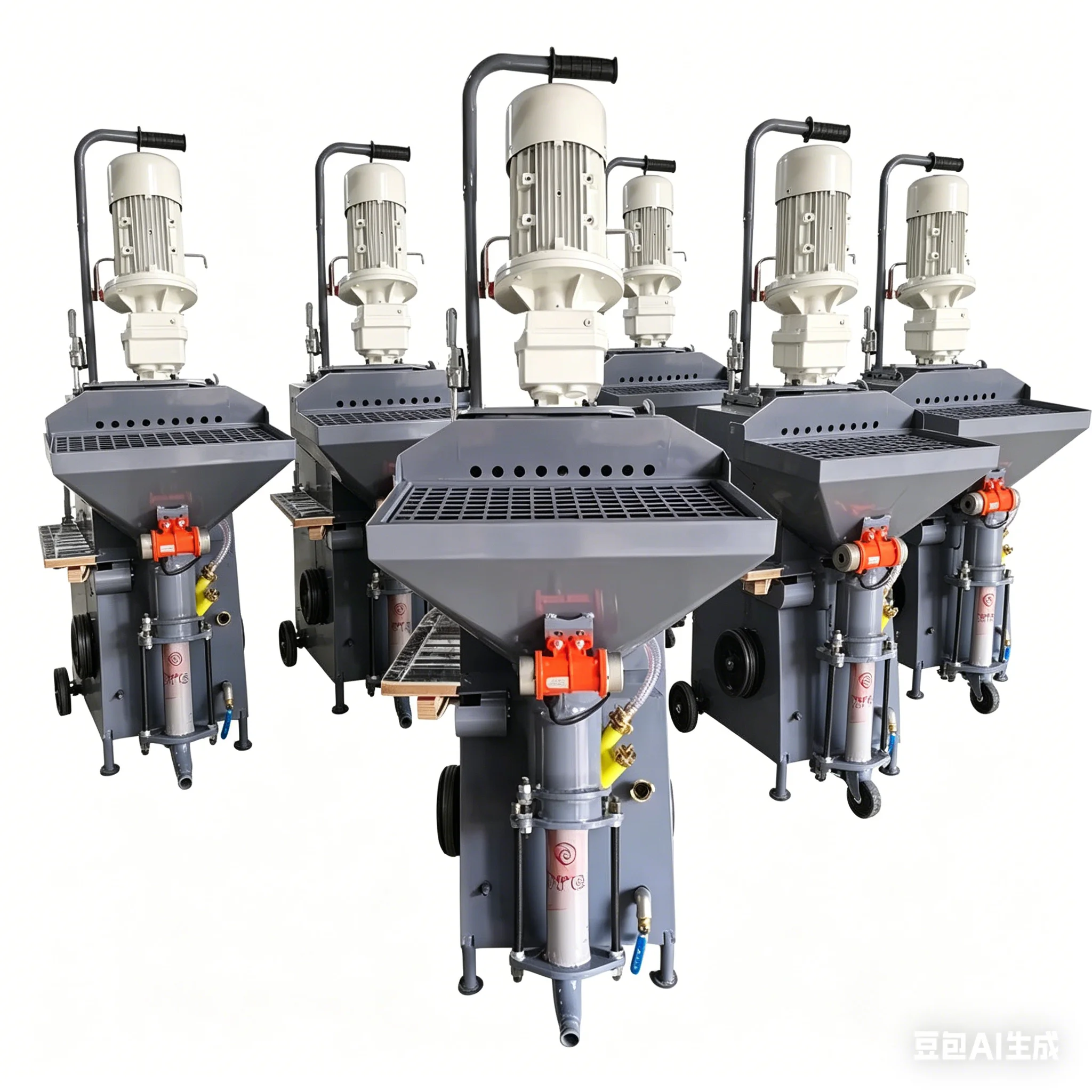 Small Fully Automatic Wet Model Plastering Machine Professional 220V 380V Electric Plaster Cement Mortar Spray Machine for Sale