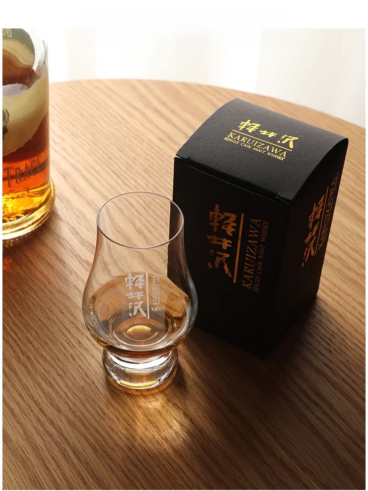 Copo de Degustação de Whisky Escocês Estilo Glencairn para Single Malt, com Aromáticos de Zona A e B, para Apreciação