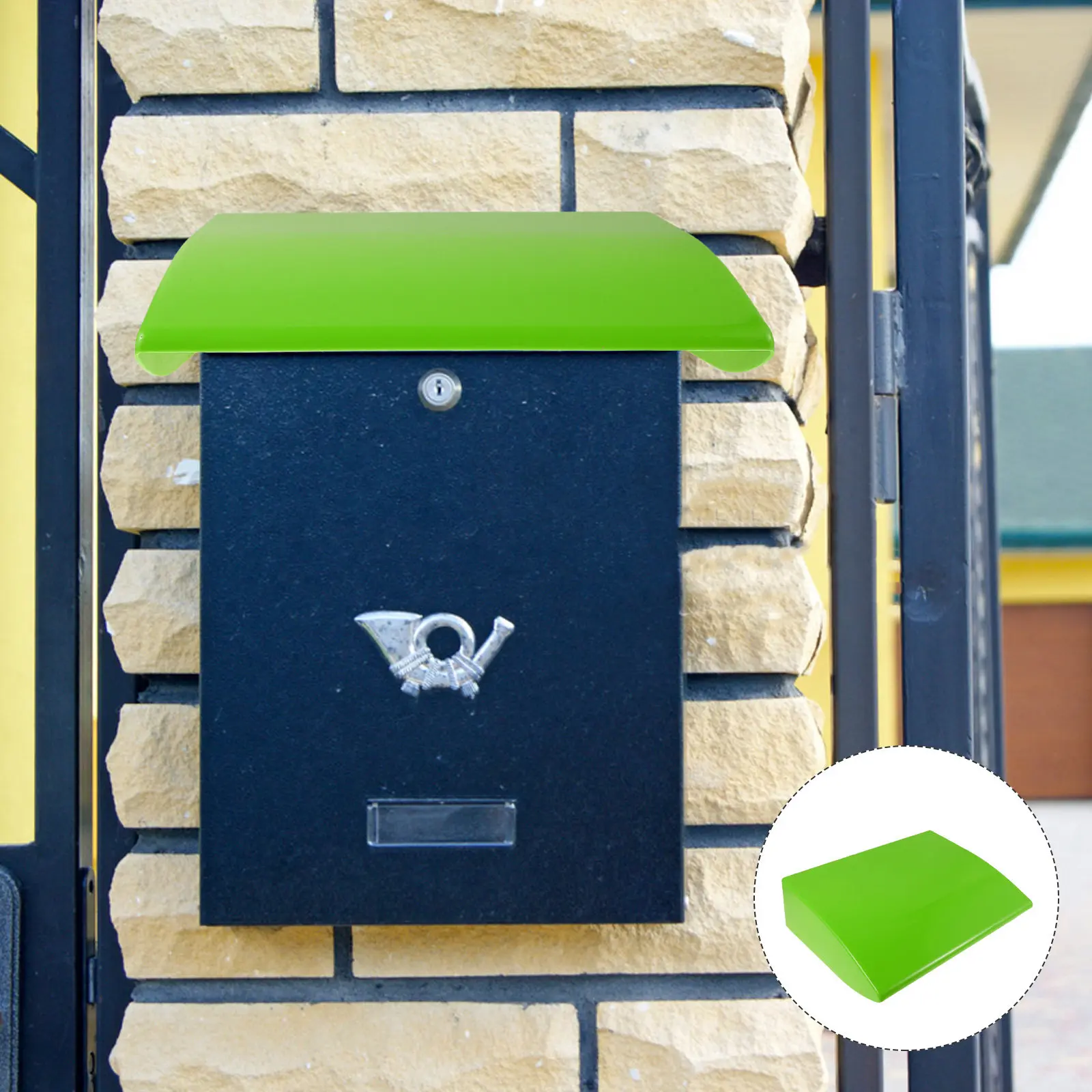 Mailbox Rain Cover Outdoor Wall Mounted Plastic Weather Shield Protective Roof for Letter Box and Mail Slot