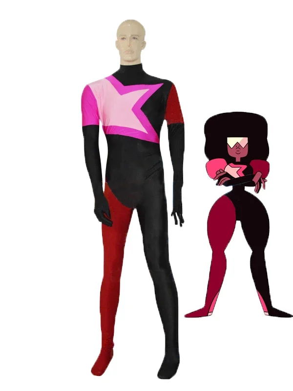 Halloween Kids Volwassenen Granaat Cosplay Kostuum Spandex Zentai Pak Vrouw Meisjes Vrouwelijke Nieuwe Steven Universe Party Bodysuit