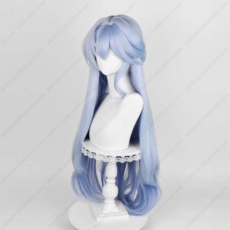 HSR Robin parrucca Cosplay 96cm lunga azzurro colore misto parrucche sfumate capelli sintetici resistenti al calore Halloween