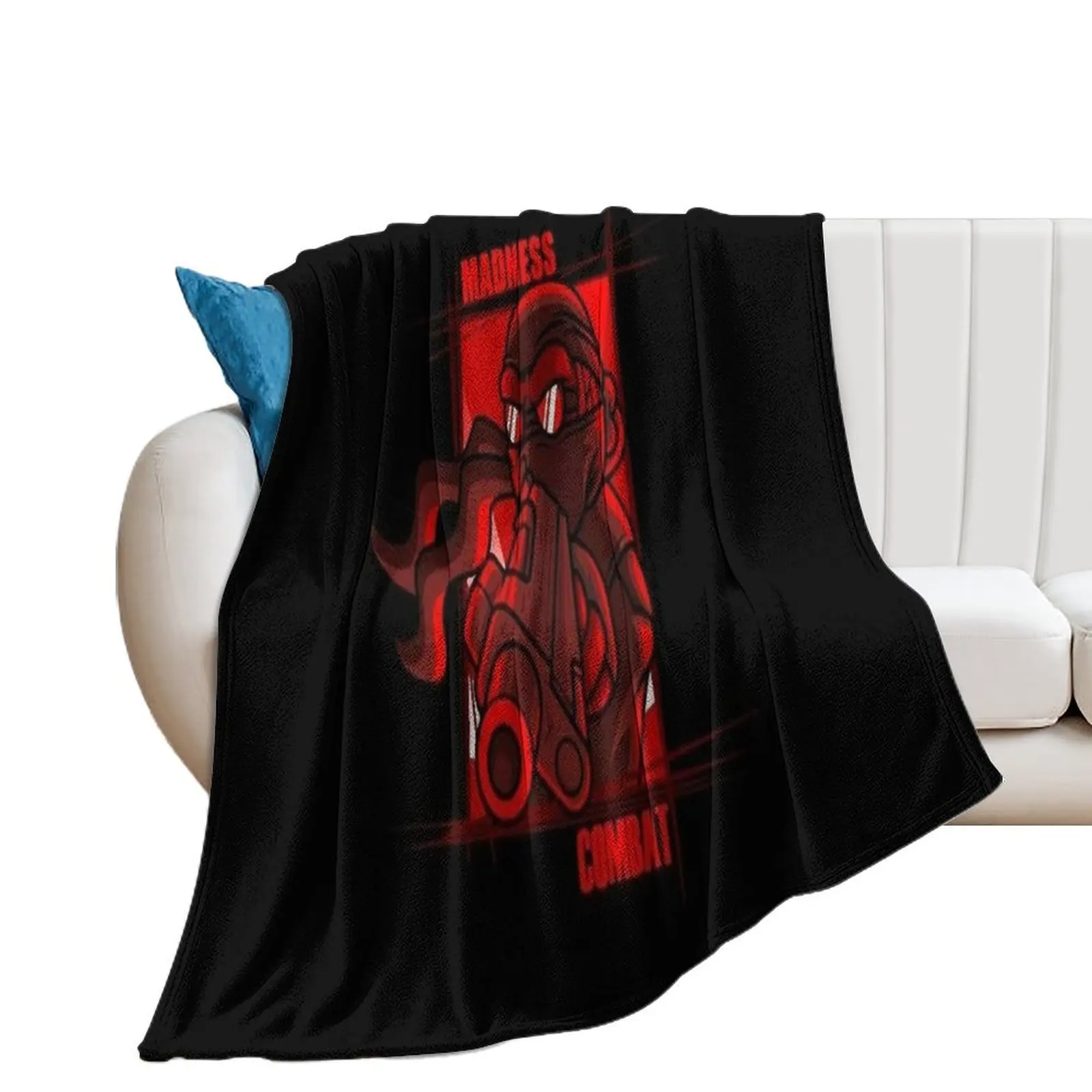 

Madness combat Throw Blanket Luxury Brand wednesday Plaid on the sofa Blankets