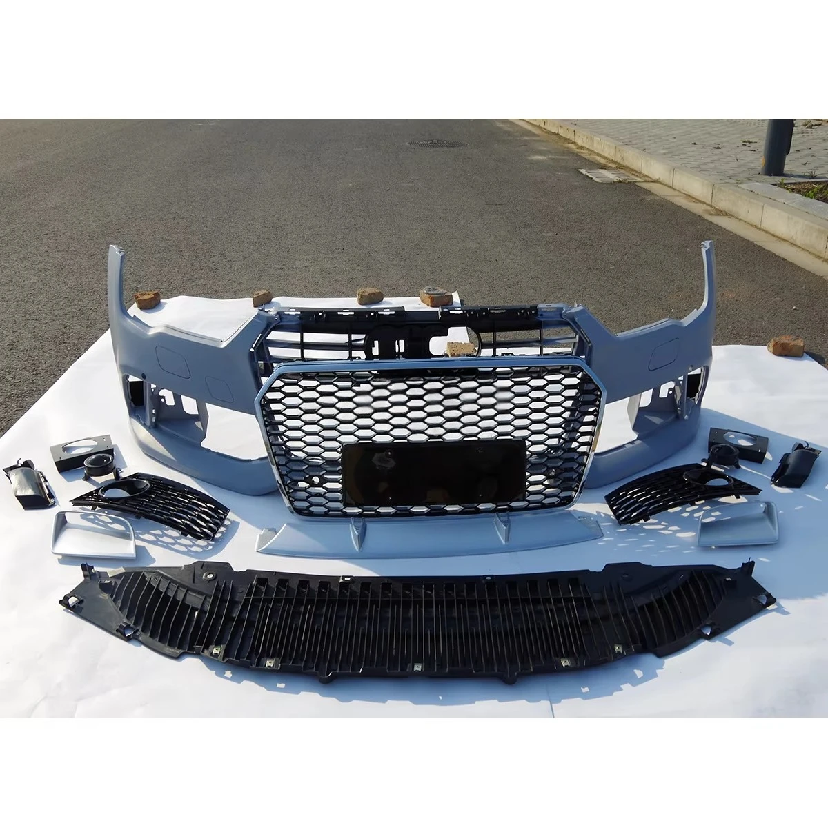 

Factory Price Facelift Body Kit for A7 2016 2017 2018 Alterated To RS7 Model Front Bumper Assembly with Grill