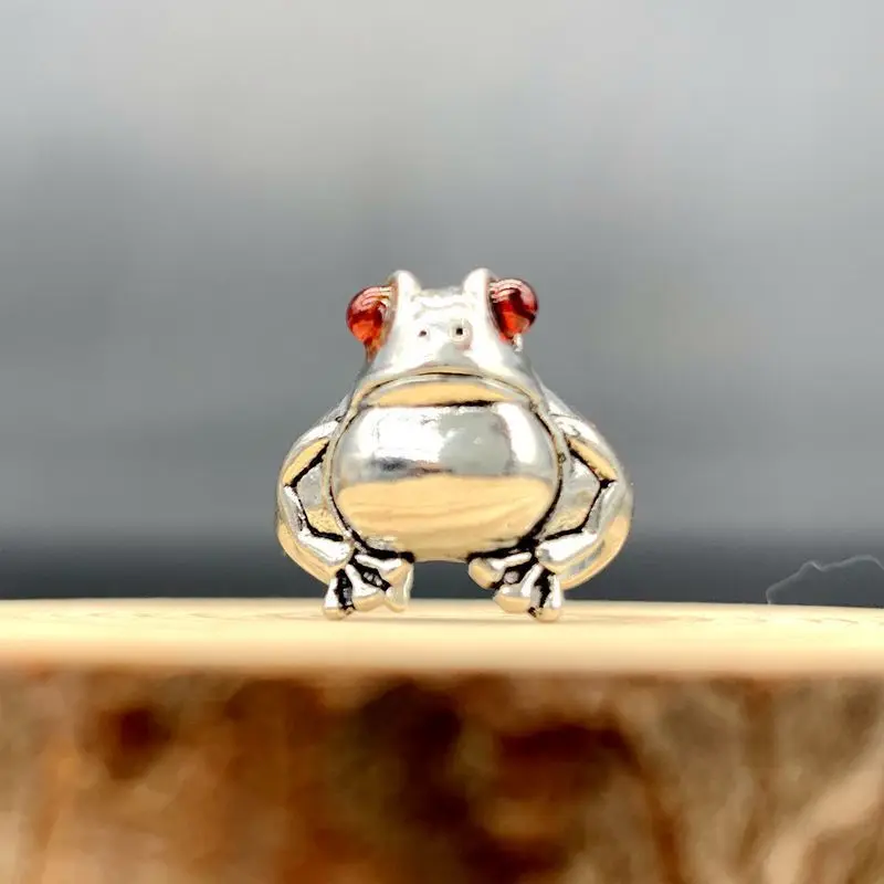 Creative Design Animal Retro Ring Adjustable Rings For Women Jewelry Animal Rings For Women Frog Toad Metal Wrap Ring Party Gift