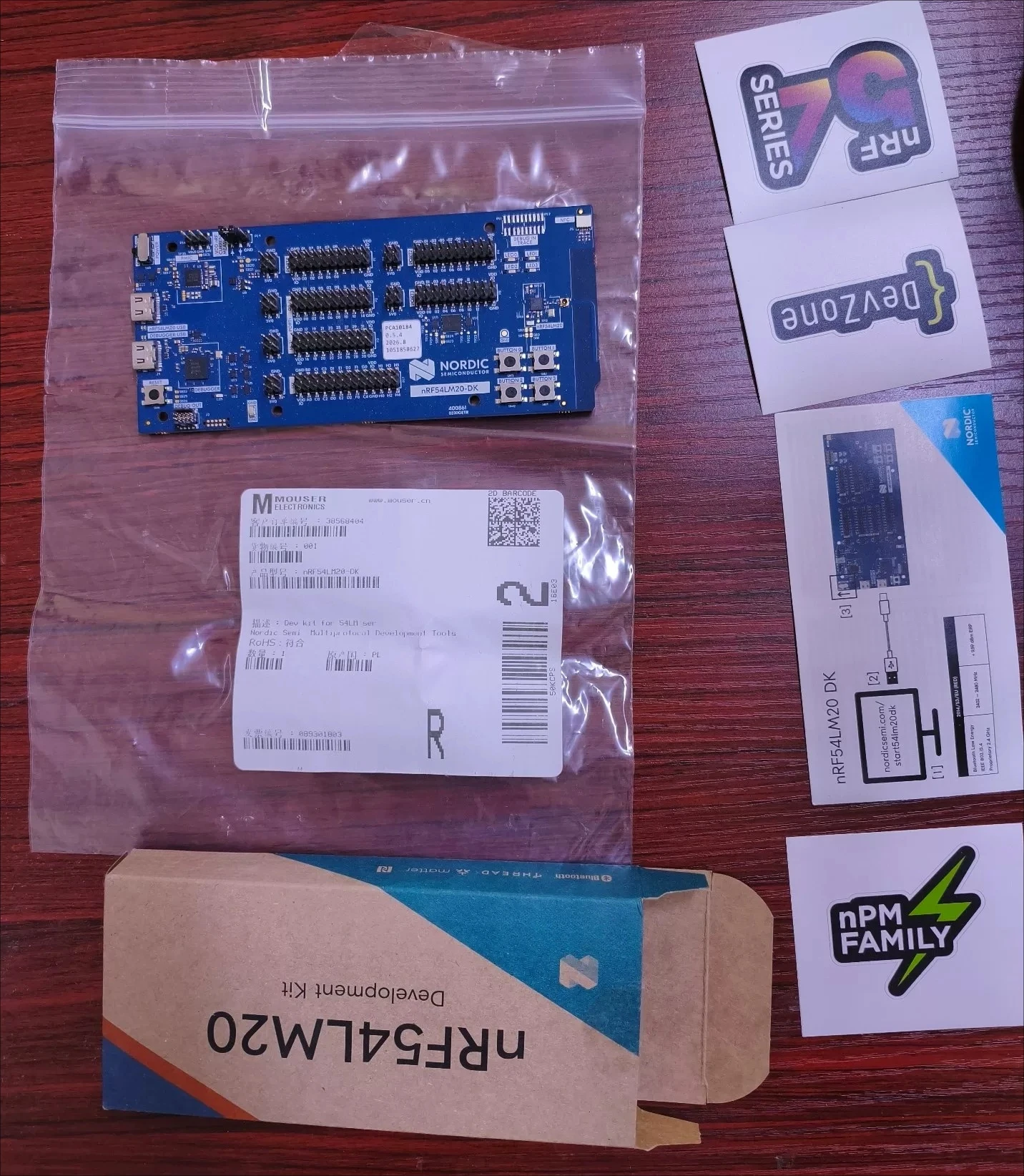 nRF54LM20 DK Development Board Nrf54lm20DK Wireless Multi-protocol Development Board, BLE Bluetooth, Embedded MCU Evaluation