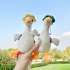 Internet Celebrity Cute Back Flower Duck Plush Toy Pendant
