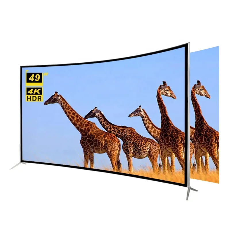 STLF التخصيص المتقدم المتقدم STLF ZJW حار بيع أفضل الأسعار 4K HD تلفزيون مقاوم للسقوط 49 بوصة أندرويد التلفزيون الذكي مخصص