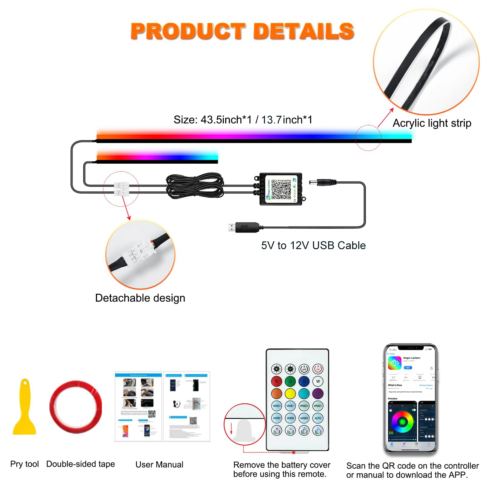 2 in 1 APP Remote